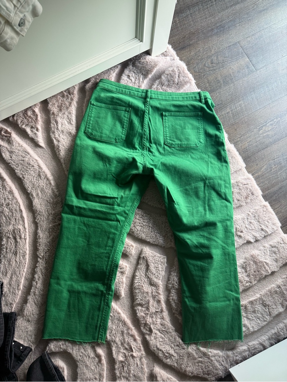 Zara Bright Green Jeans - Straight-Leg - Picture 2 of 3